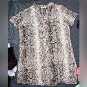Snakeskin dress